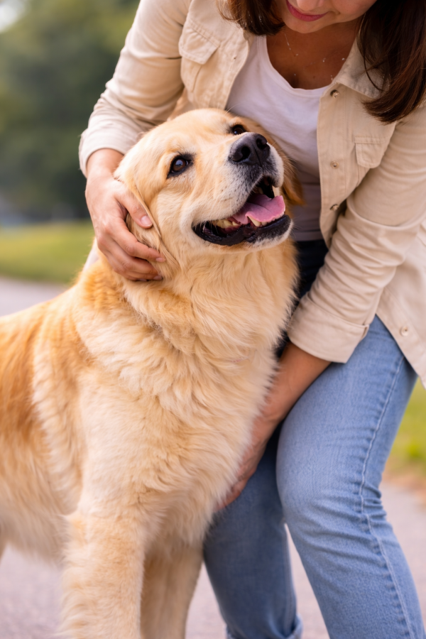 Jak dává pes najevo lásku?